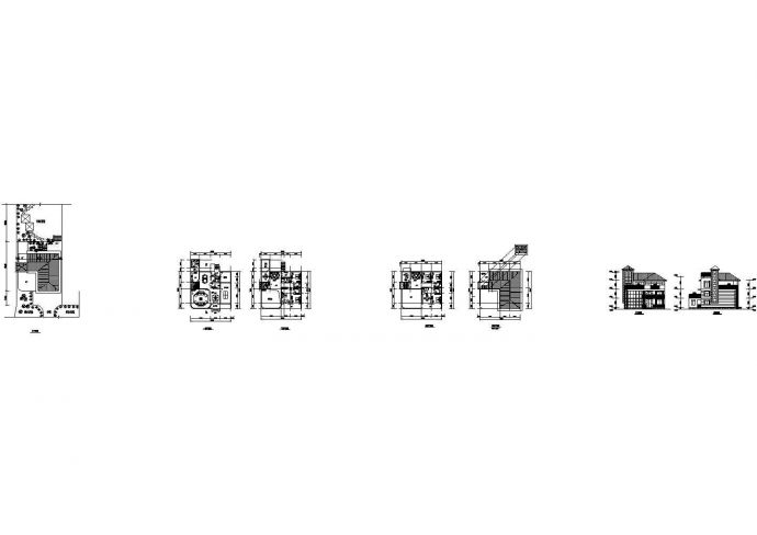 某地私人独幢别墅建筑结构设计施工_图1