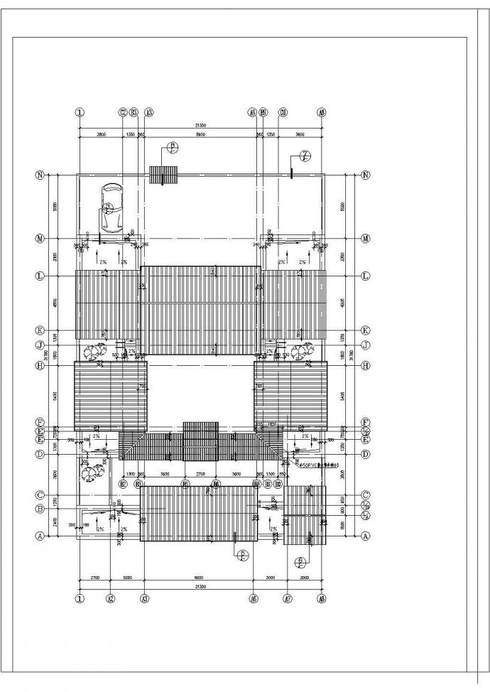 一套小型四合院住宅方案图纸_图1