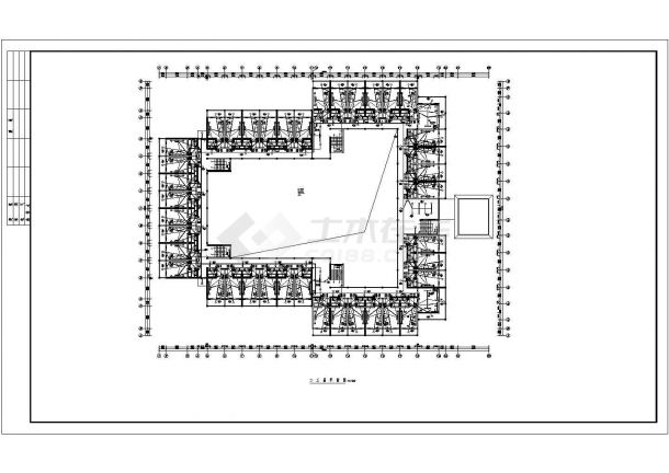 某地区洋房花园大别墅电气设计CAD图-图二