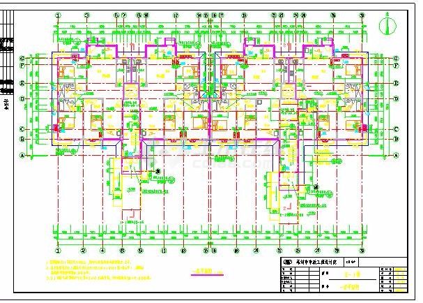 精致小高层住宅建筑施工图 -图一