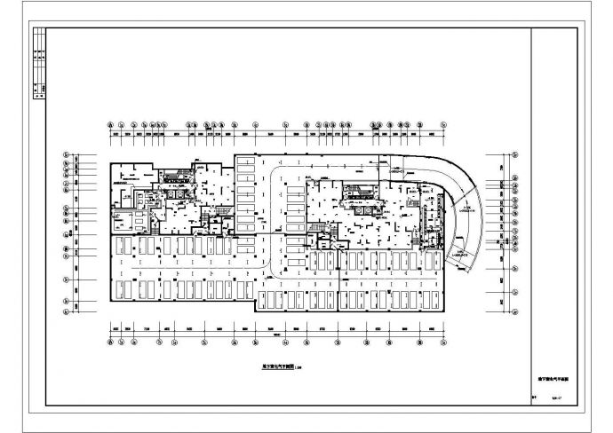 高层住宅全套电气设计施工CAD图方案_图1