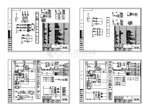 电气设备原理图纸(共12张)-图二