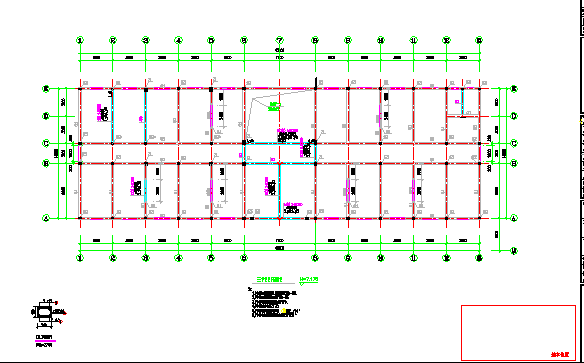 某地砖混办公楼结构图纸（含设计说明）_图1