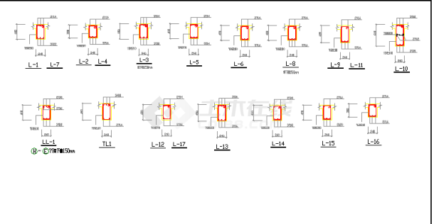 某三层砖混别墅建筑结构图（含设计说明）-图一