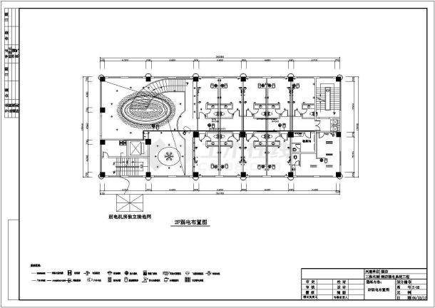 酒店弱电系统工程全套电气设计施工CAD图-图二