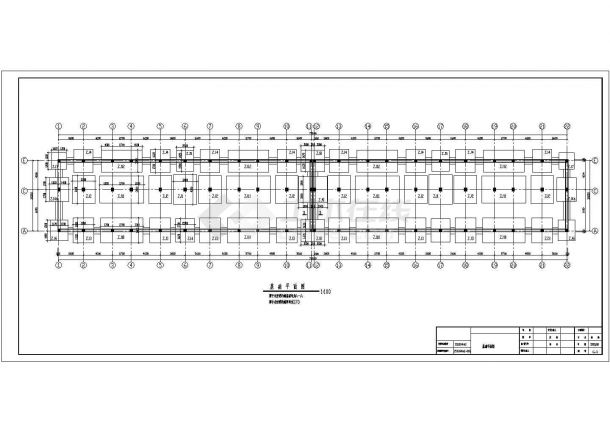 银兴义楼层结构设计CAD施工图纸-图一