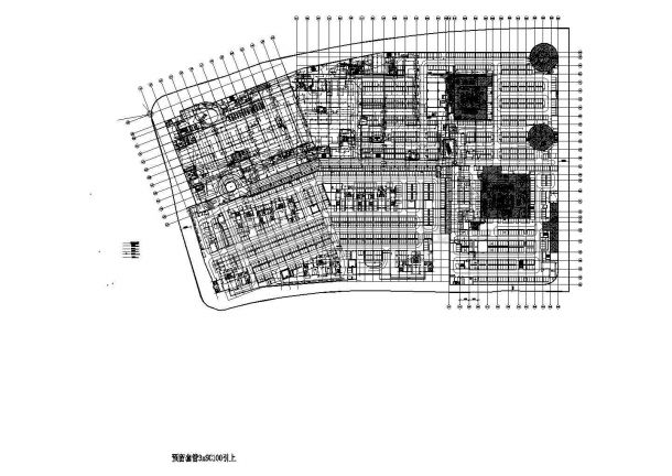 [长沙]15万平超大型购物中心电气施工图-图一