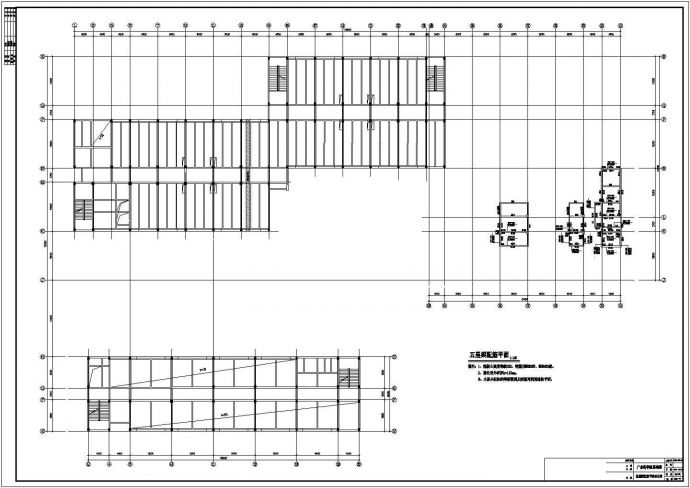 桩位基础图全套cad结构施工设计图纸_图1