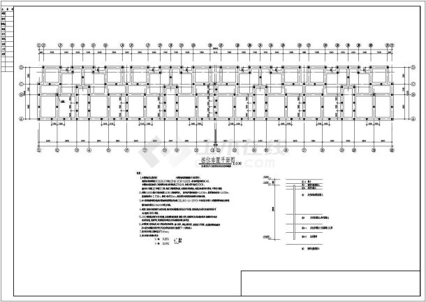 某地多层砌体住宅结构图（共6张）-图一