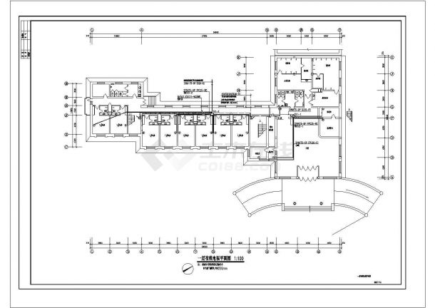 某小型宾馆全套具体电气设计施工CAD图-图二