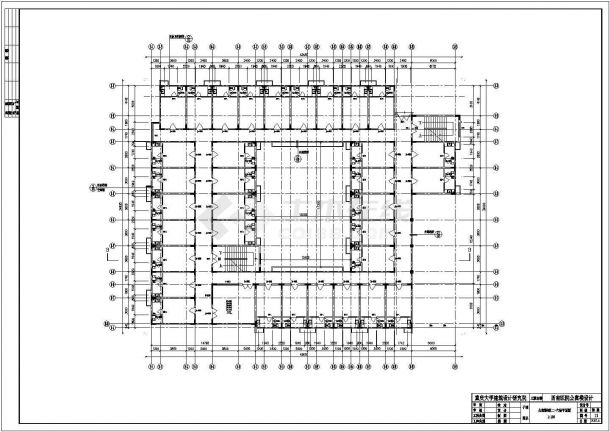 某地小型公寓楼建筑设计图-图二