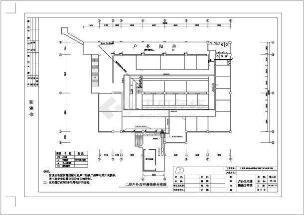 餐厅全套具体电气设计施工CAD图-图一