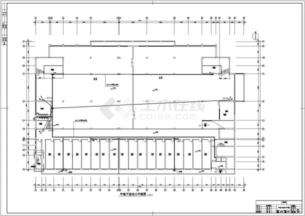 大型餐厅全套具体电气设计施工CAD图-图二