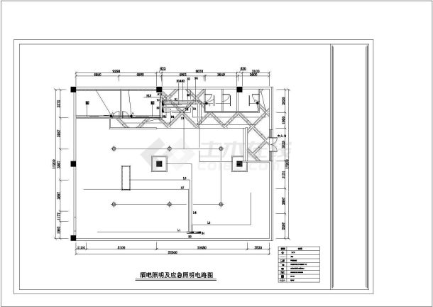 某酒吧全套具体电气设计施工CAD图-图一