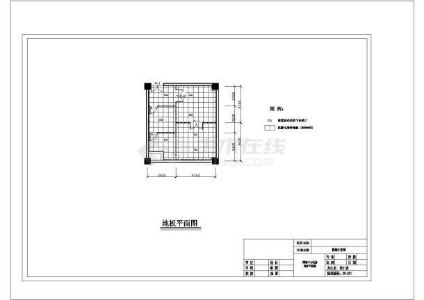 网络中心机房全套具体电气设计施工CAD图-图一