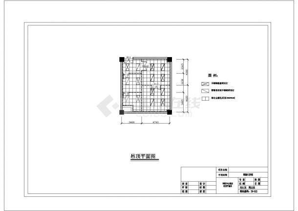 网络中心机房全套具体电气设计施工CAD图-图二