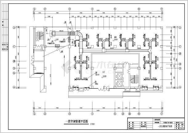 某地商场综合楼通风空调暖通CAD设计施工图-图二