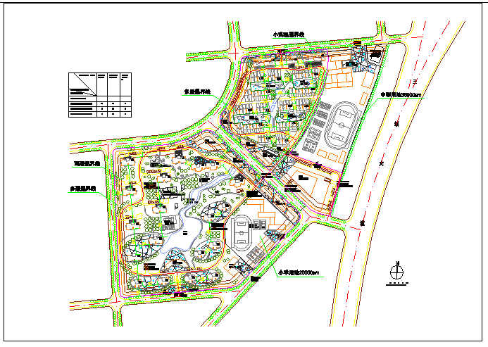 莱茵湖小区建筑设计规划带效果图（内容详细）