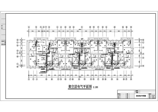 某地区住宅楼弱电工程设计CAD施工图纸-图二