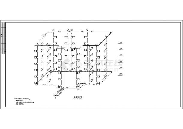 某地区住宅楼电气全套设计及CAD施工图-图二