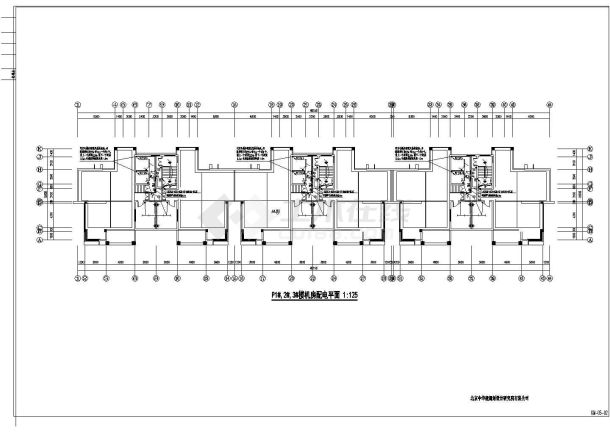 某地区住宅电气配电设计CAD施工图纸-图二