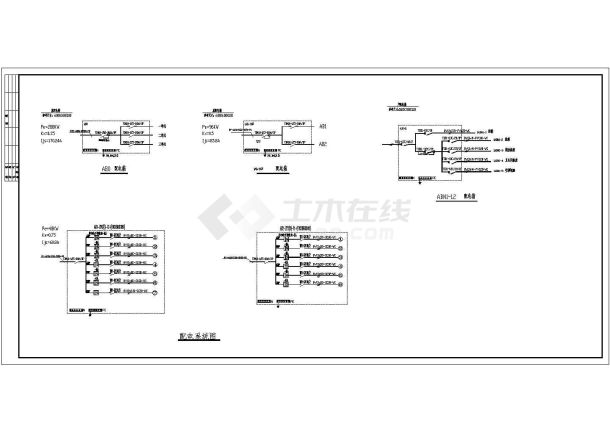 某区住宅楼全套电气设计及CAD施工图纸-图二