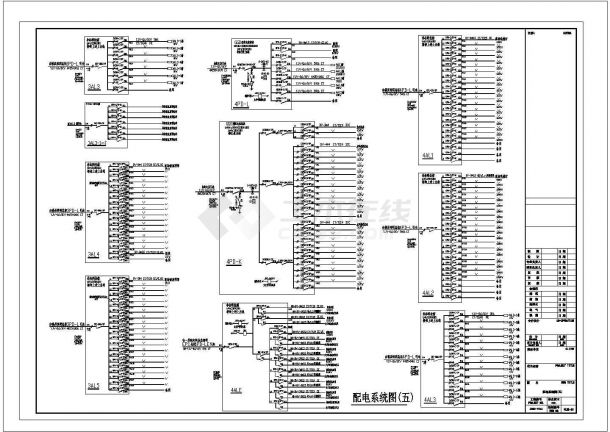 超市改造工程全套具体电气设计施工CAD图-图二