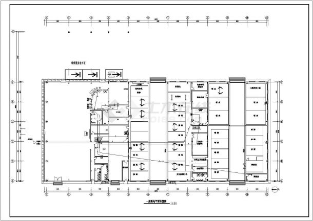 奔驰汽车4S分店 建筑施工全套方案cad设计图纸-图一