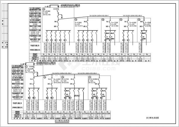 汽车展厅及维修车间建筑施工CAD设计图纸-图二