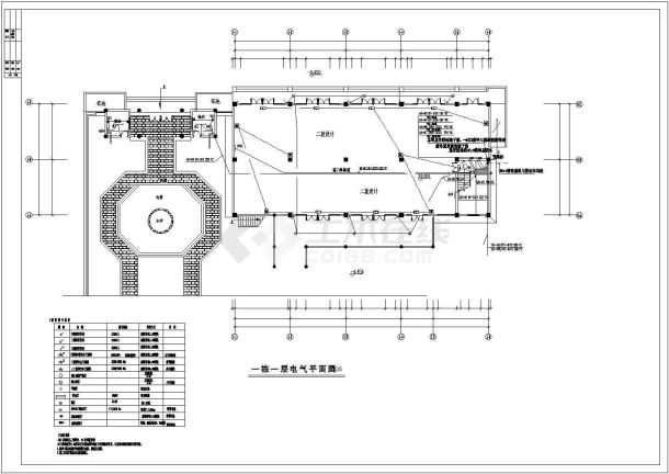 某地区多层住宅电气设计施工图（总套）-图一