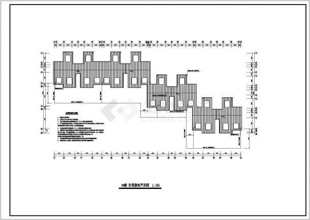 某地区单体住宅楼电气设计施工总图-图一