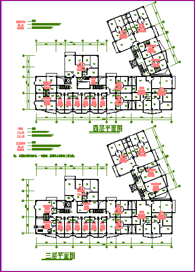 某时代广场平面建筑设计施工CAD图_图1