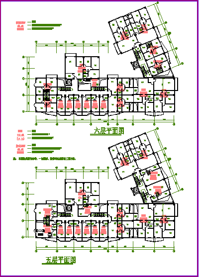 某时代广场平面建筑设计施工CAD图-图二