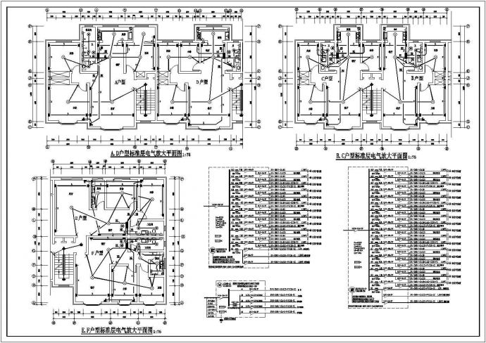 某地区6层砖混结构住宅电气设计施工图_图1