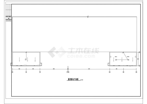 某超市电气设计全套具体cad施工图-图二