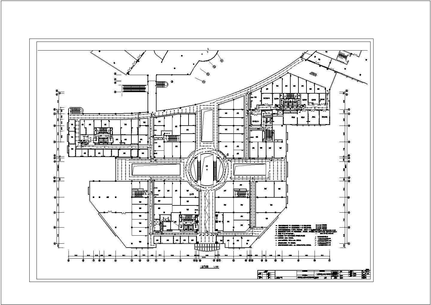 商业城全套具体电气设计施工CAD图