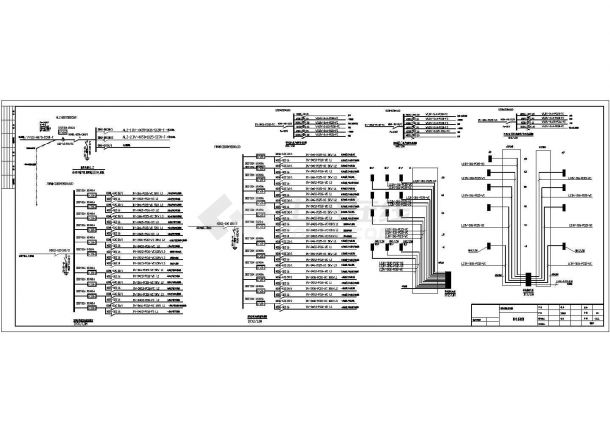 商住楼全套具体电气设计cad施工图-图二