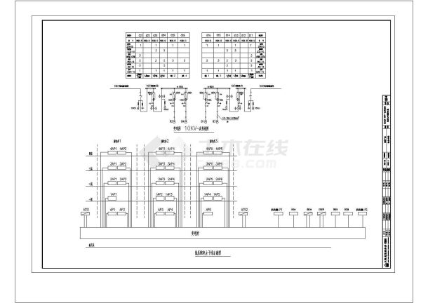 四层购物广场全套具体电气设计施工CAD图-图二