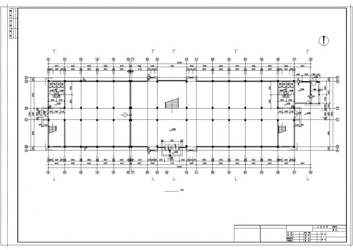 某地简单实用的三层办公楼建筑施工方案图_图1