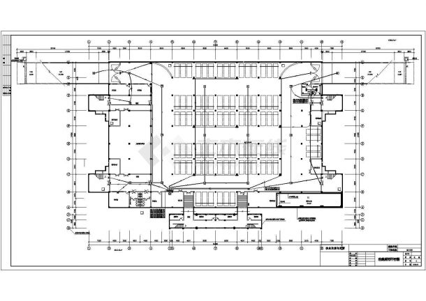 某地区地下车库电气设计CAD施工图纸-图二