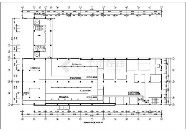 某地区大型厂房电路施工图（含设计说明）-图二