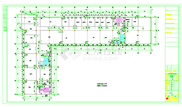 某物流示范基地工程节能型主要建筑设计施工套图-图二