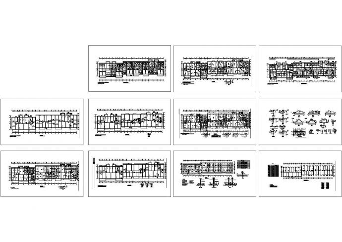  6层砖混住宅楼结构设计施工图（长65.9米 宽16.3米）_图1