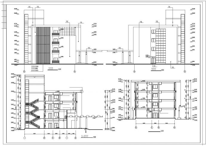 某地简单综合楼建筑设计方案图_图1