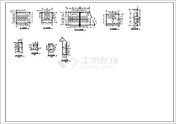 某地七层办公楼建筑设计方案图-图二