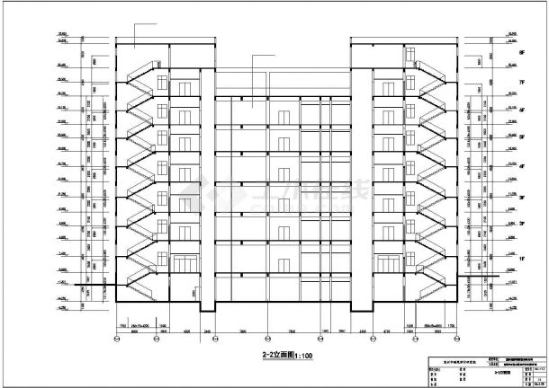 新东方百货大楼建筑设计CAD施工方案图-图一