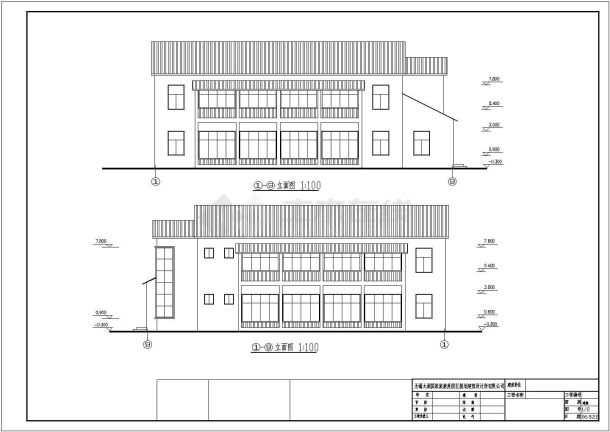 无锡某会所活动中心建筑结构施工图-图一