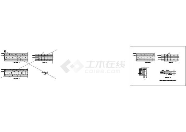 某挡墙干挂大样CAD图纸设计方案-图一