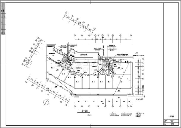 小区住宅楼全套电气设计施工CAD图纸-图二