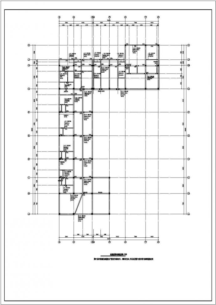 某经典框架结构商店建筑结构施工图（共19张）_图1